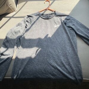 Nike Swim Mens Long Sleeve Athletic Shirt